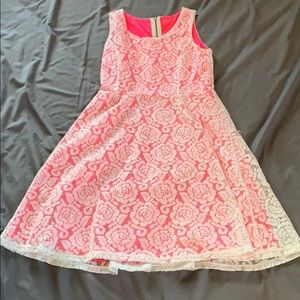 Pink flower kid’s dress!